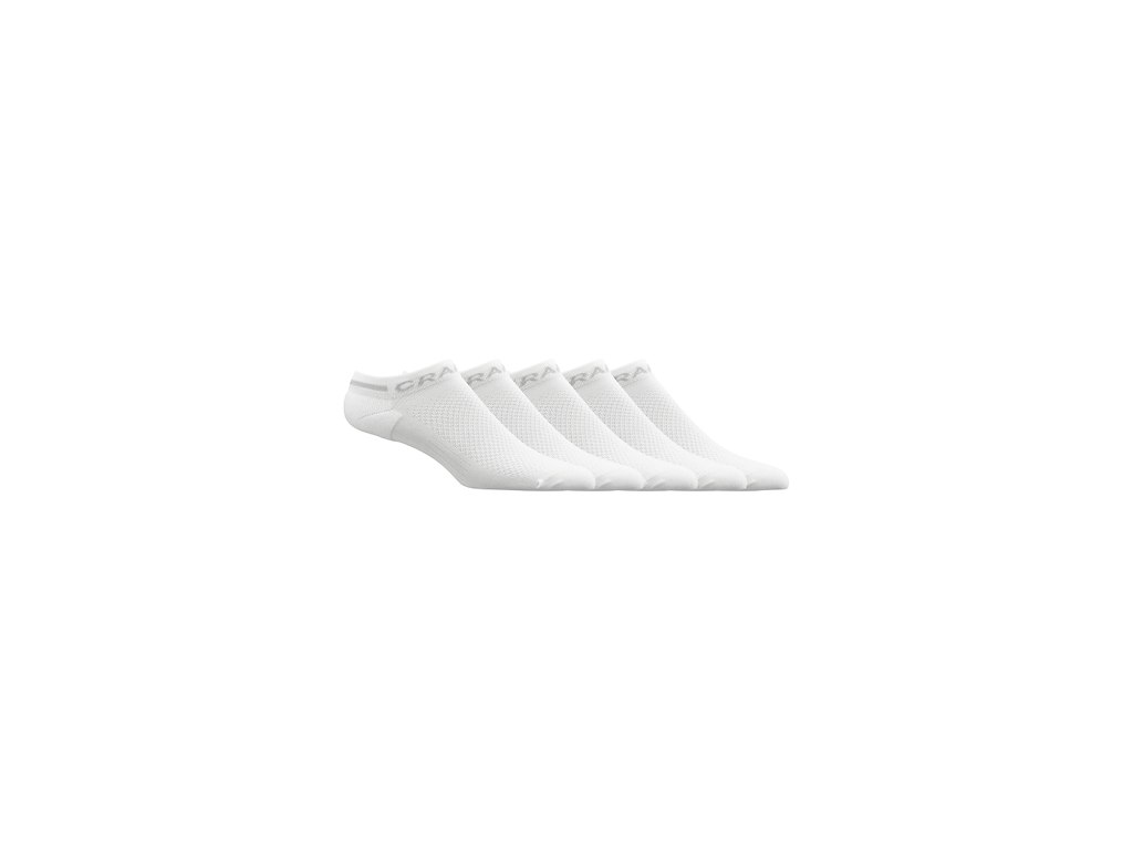 Craft Active Shaftless Sock 5-Pack Strømper - Hvid - Str. 34/36