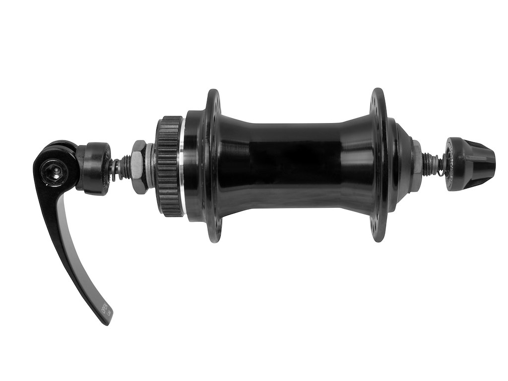 FORCE fornav Disc CL med forseglede lejer Quick release og 36 eger huller - Sort