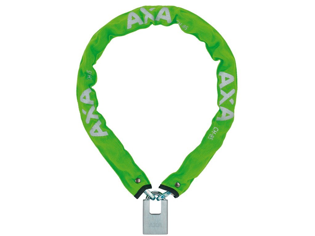 AXA clinch stærk kædelås 85 cm 6 mm grøn