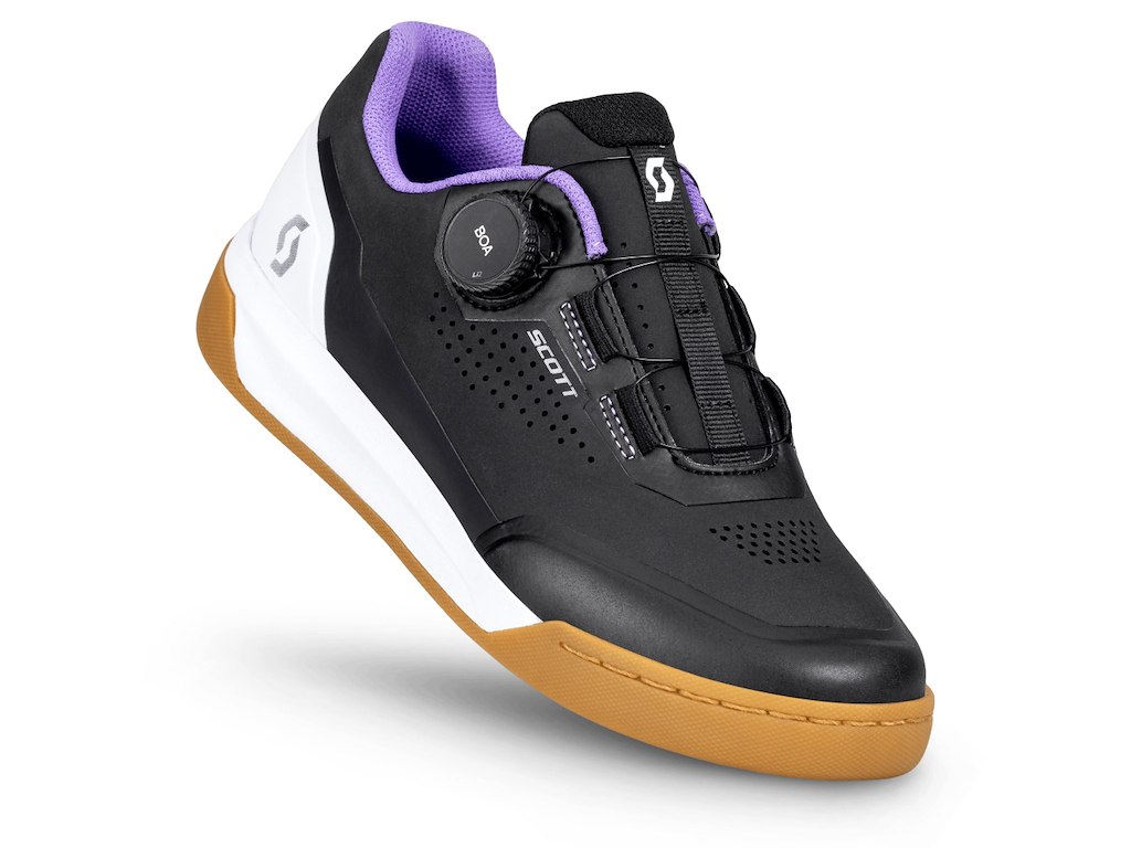 SCOTT Volt Evo Flat cykelsko sort/hvid dame Skostørrelse: 36