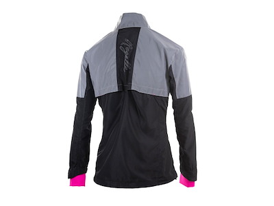 Rogelli Refleks Jakke Sort/Pink Dame Small