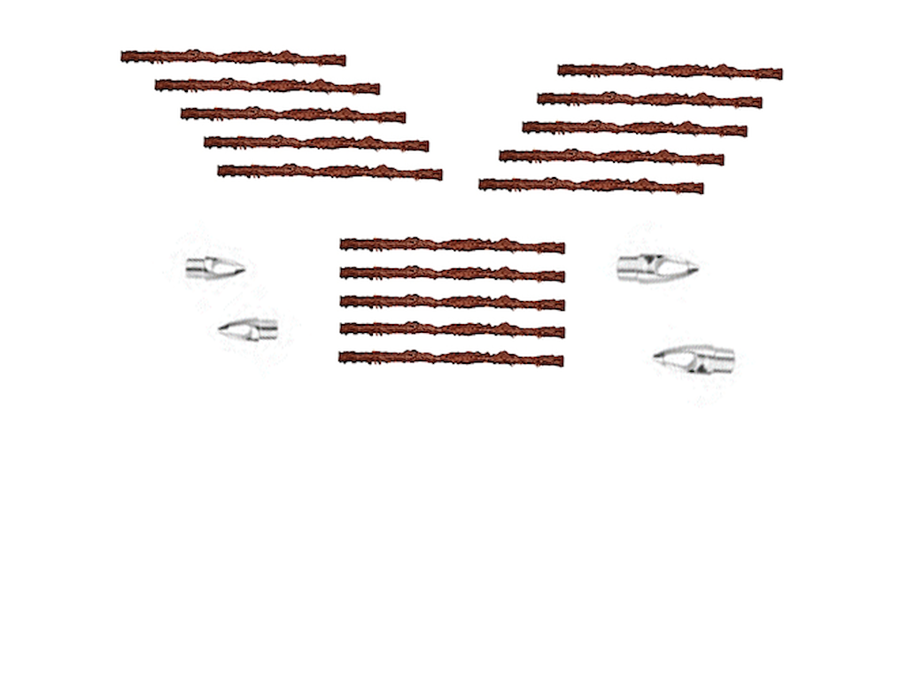 Anchor Stack - Tubeless Plugs - Aluminium - 10 stk.
