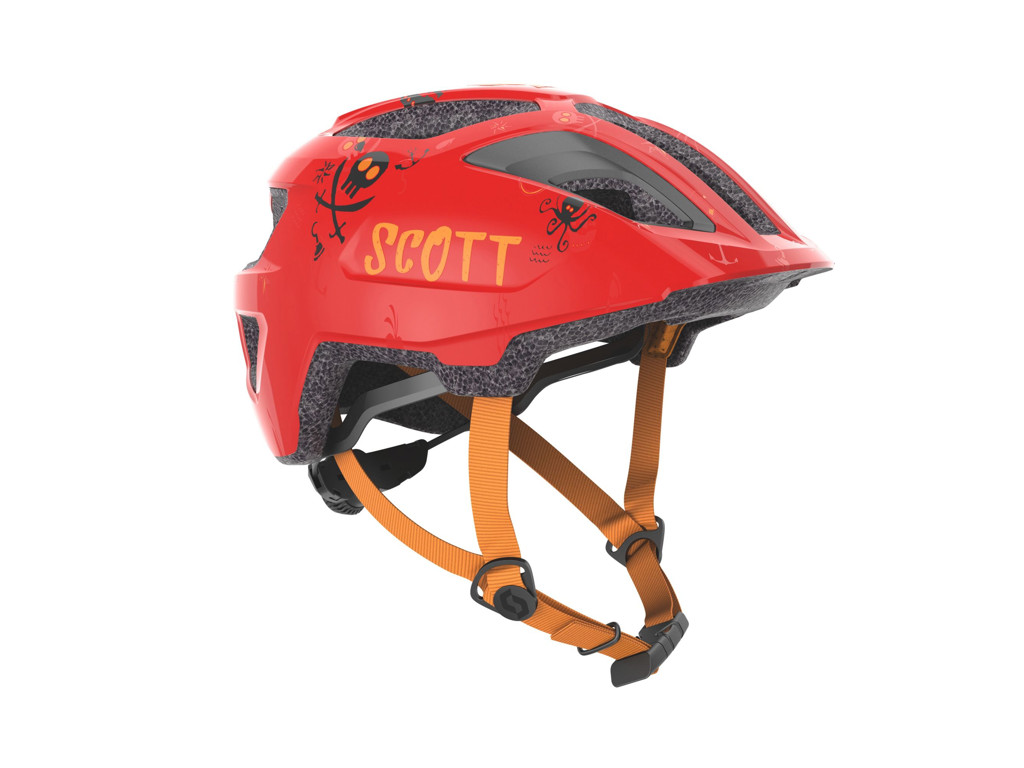 SCOTT Spunto Cykelhjelm Rød Til Børn 46-52 cm