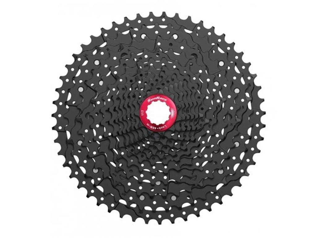 Sunrace CSRZ800 WAT - Kassette 12 gear - 11-30T - Road - Til Shimano HG-Spline - Sort
