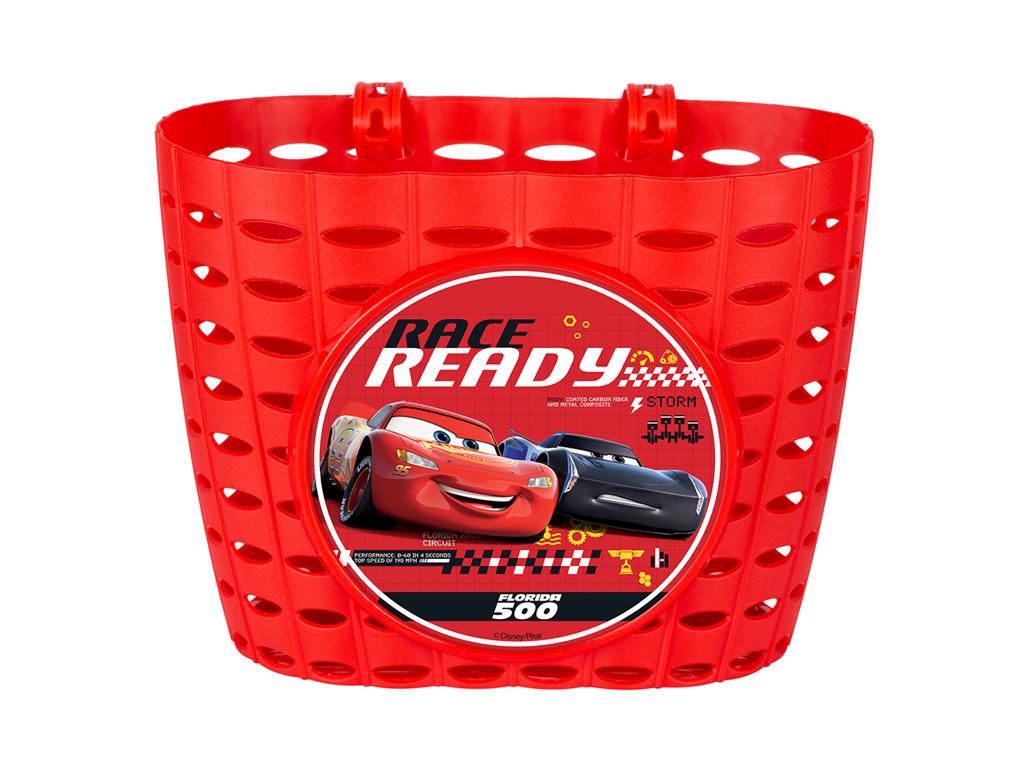 Seven - Cars 3 - Cykelkurv til børnecykel - Rød