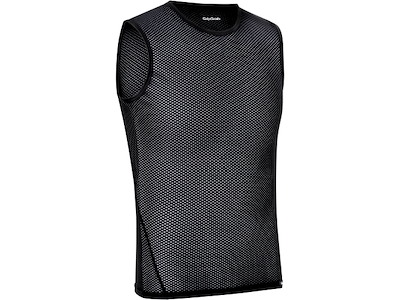 GripGrab Ultralight Mesh svedundertrøje uden ærmer sort (Størrelse: X-Small)