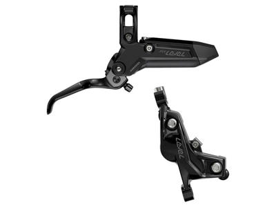 Sram Level Silver Stealth - Hydraulisk bremsesæt - 4 Stempler - Front - Sort