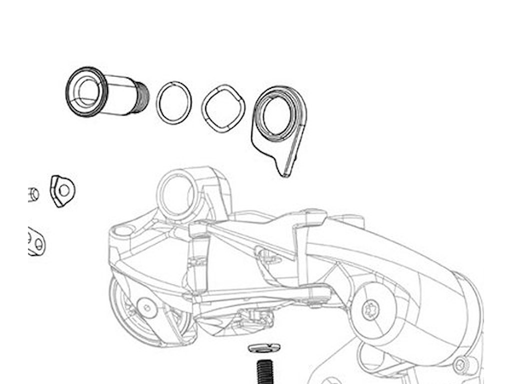 SRAM Rival AXS E1 B-bolt til bagskifter