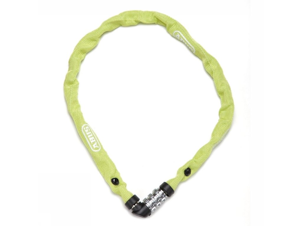 Abus kædelås med kode web 1200 110 cm Lime Abus kædelås med kode web 1200 110 cm Lime