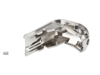 Shimano ST-R785 - Navneplade og skrue til venstre skiftegreb