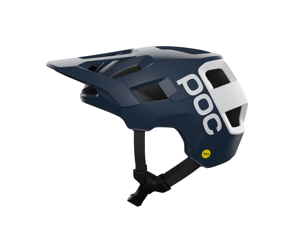 POC Kortal Race MIPS MTB cykelhjelm Apatite Navy Matt/Hydrogen White Matt (Hjelmstørrelse: 51-54 cm)