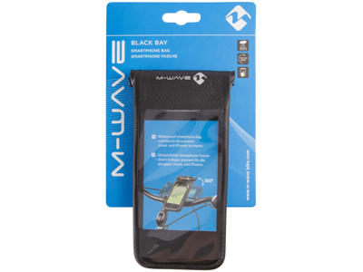 M-Wave Canada Black Bay - Mobilholder - 100% vandtæt - 360° drejebeslag - passer til flest
