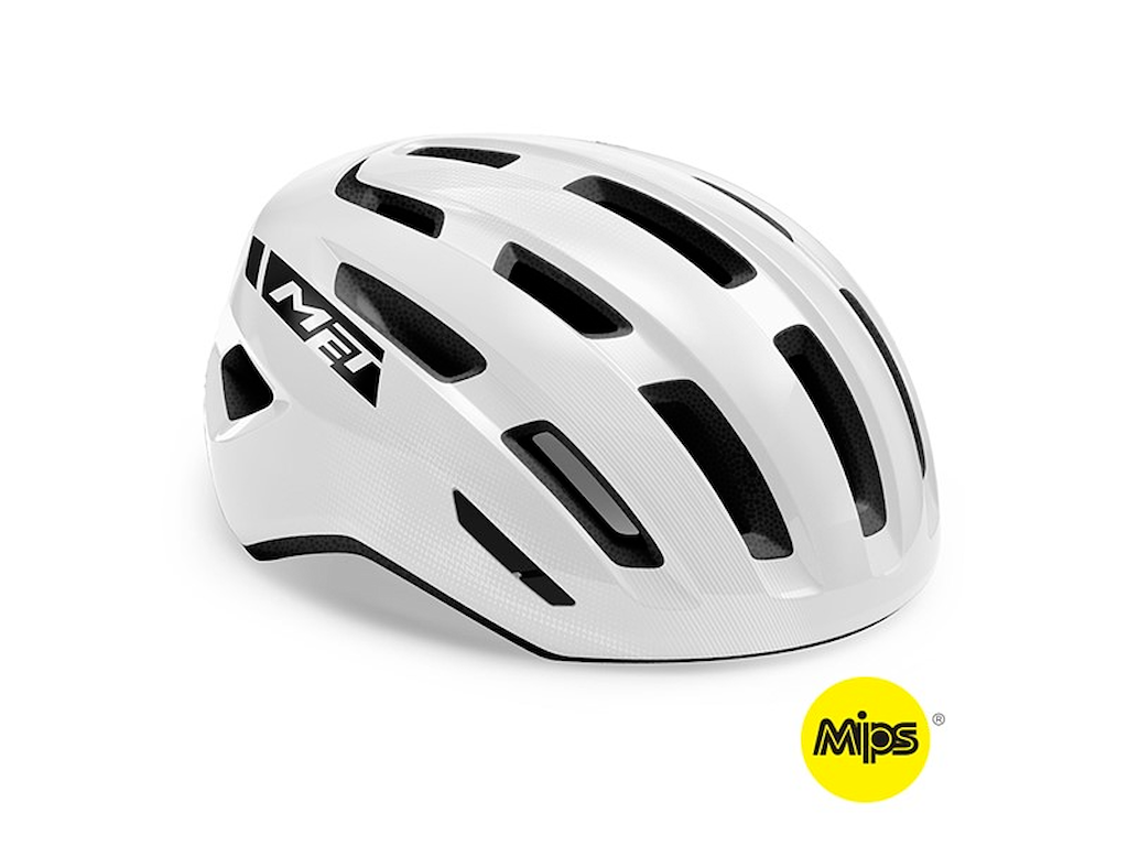 MET Miles MIPS cykelhjelm White Glossy (Hjelmstørrelse: 58-61 cm) MET Miles MIPS cykelhjelm White Glossy (Hjelmstørrelse: 58-61 cm)