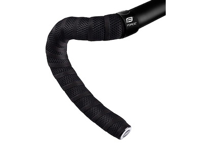 FORCE Eva Styrbånd Sort Perforeret