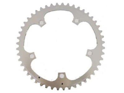 Stronglight klinge - 39 tands - ø130 - 5 huller - 9/10 speed - Zicral alu - Sølv