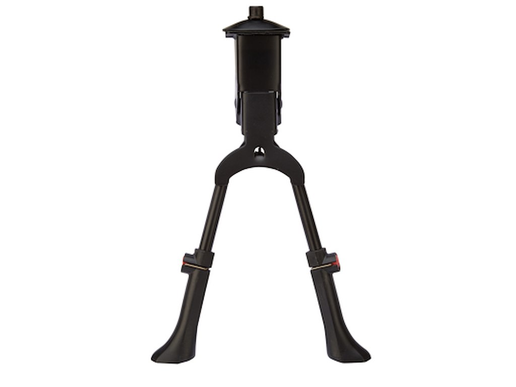 Pathtaker - Støtteben - Dobbelt - Justerbar - Velegnet til elcykel - Stål - Sort