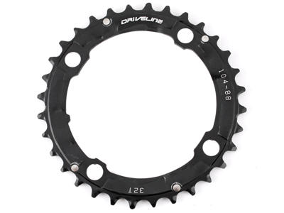 Klinge 32 tands ø104mm 4 huls Sort