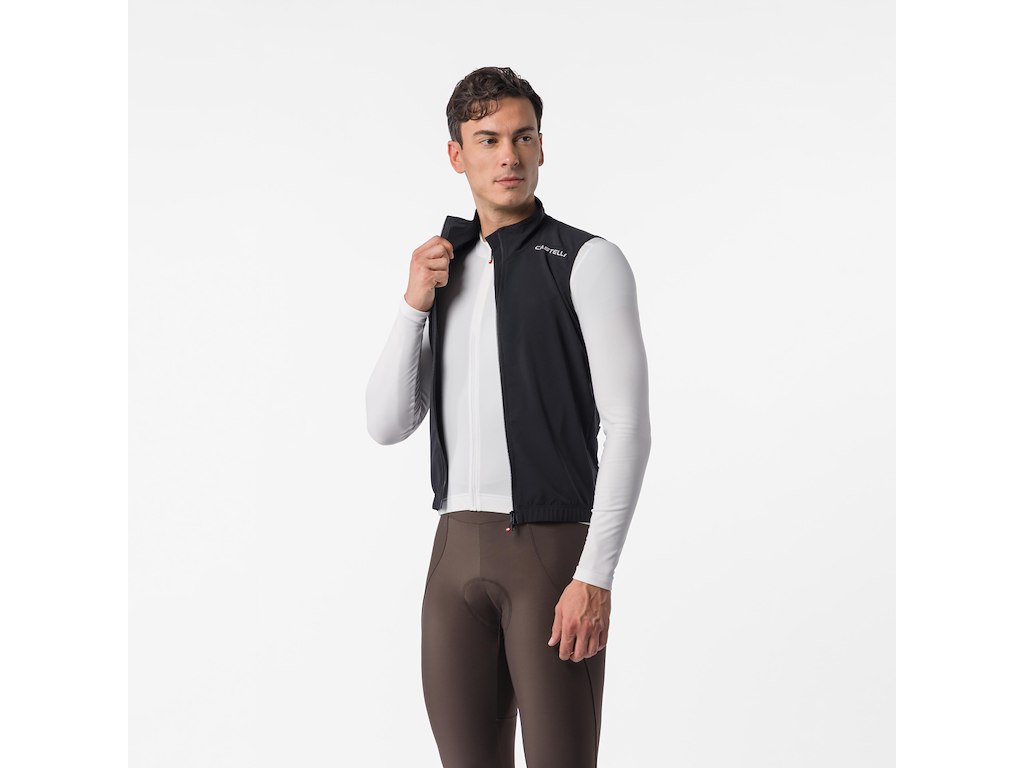 Castelli Espresso 2 Vest - Cykelvest - Herre - Sort/Hvid - Str. 3XL