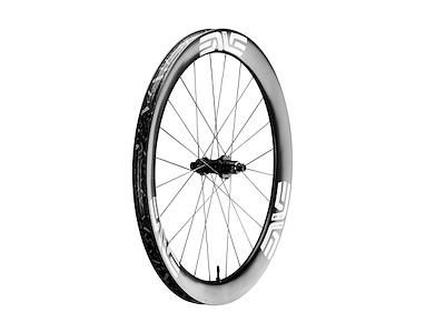 ENVE G SES 4.5 baghjul Gravel 700c HG Body Center Lock disc og E-Thru 12 x 142mm med hvide stickers