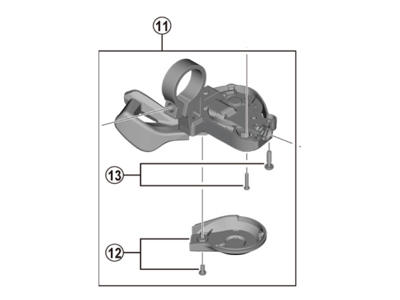 Shimano Deore - Unit til skiftegreb - SL-M5100