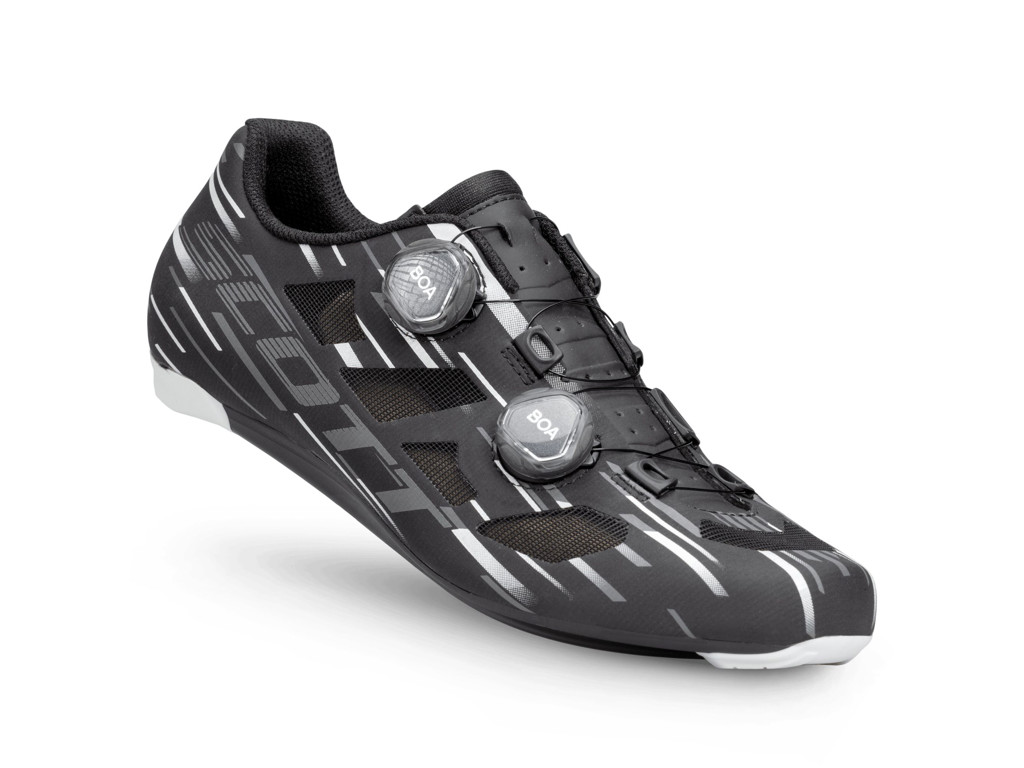 SCOTT Vertec Vent Boa landevejssko Black/Silver (Skostørrelse: 40)