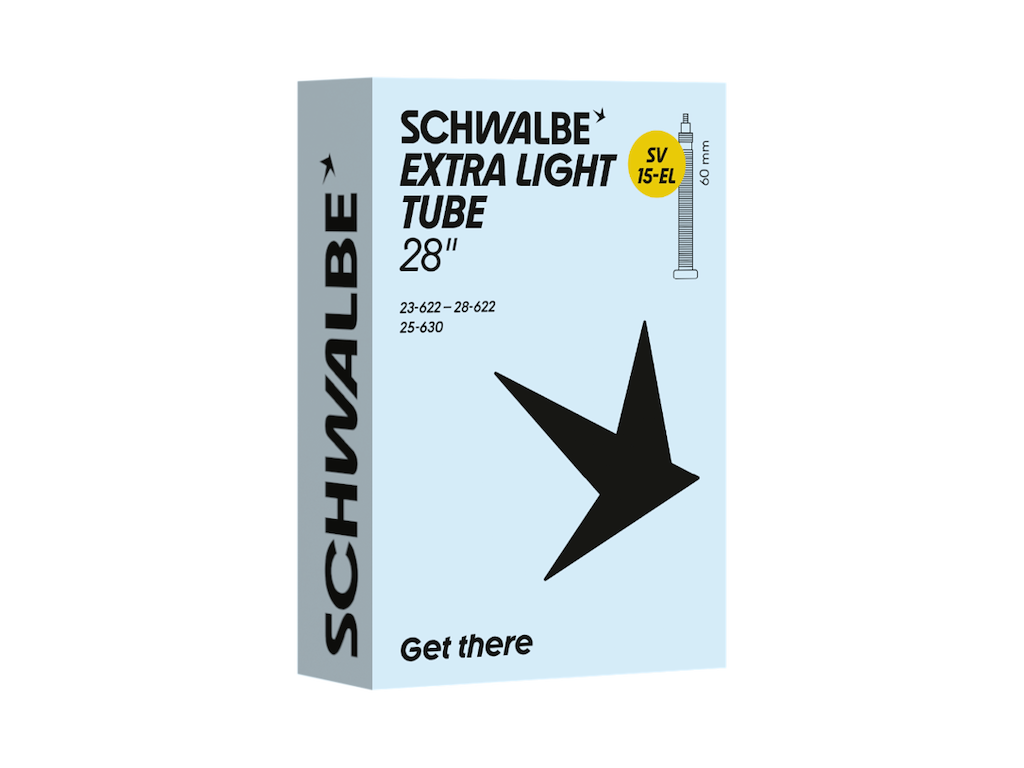 Schwalbe Extra Light slange 700c/28" (23/28-622/630) med 60mm lang racerventil SV15-EL