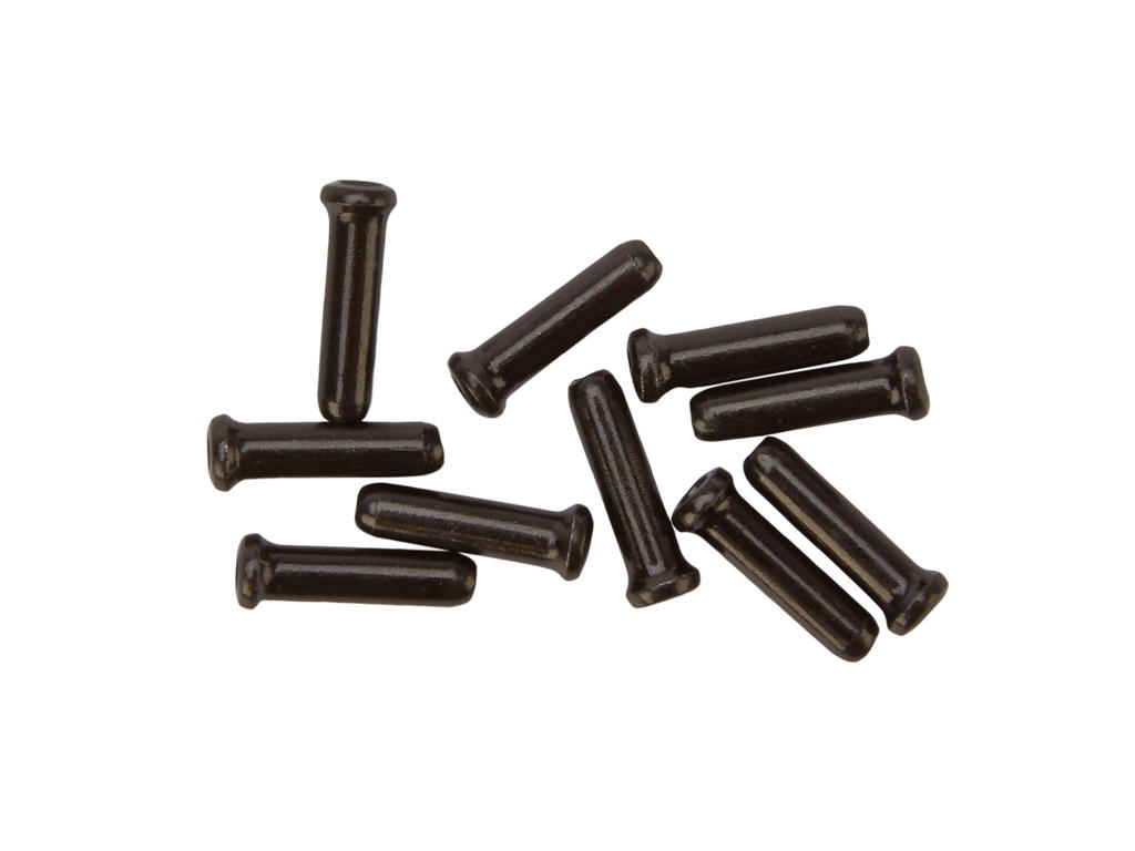 Pathtaker - Kabelender til gear/bremsewire - Sort - 10 stk.