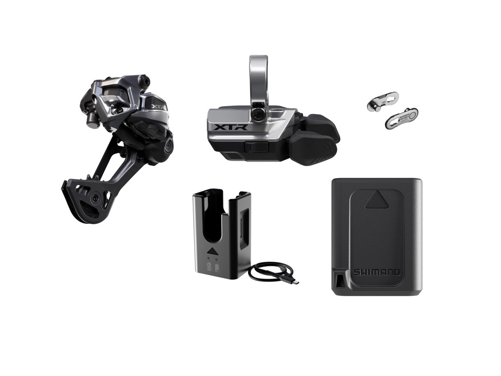 Shimano XTR M9250 - Opgraderingskit - Di2 - Elektronisk - SGS og  trigger med klampe