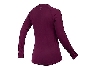 Endura Womens Baabaa Bland LS Baselayer - Baselayer - Aubergine 
