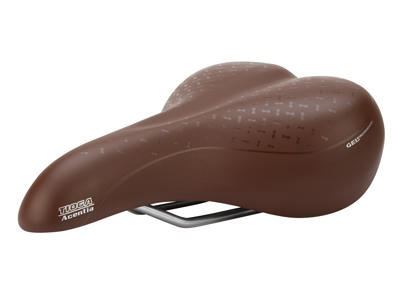 Sadel Tioga model Geminus Brun med gel
