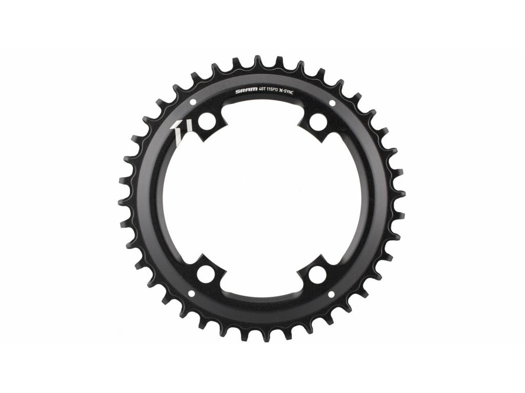 Sram Apex - Klinge 40 tands rund - 1 x 11 gear - 4 huls ø110mm - Sort