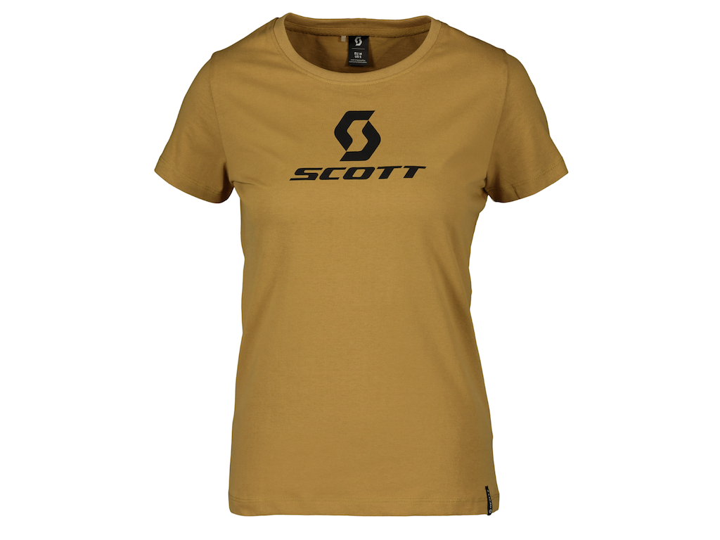 SCOTT Icon SS T-shirt til Kvinder, Beige Str. XL
