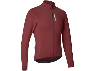 GripGrab RIDE Thermal Long Sleeve Jersey - Cykeltrøje - Herre - Dark Red - XXL