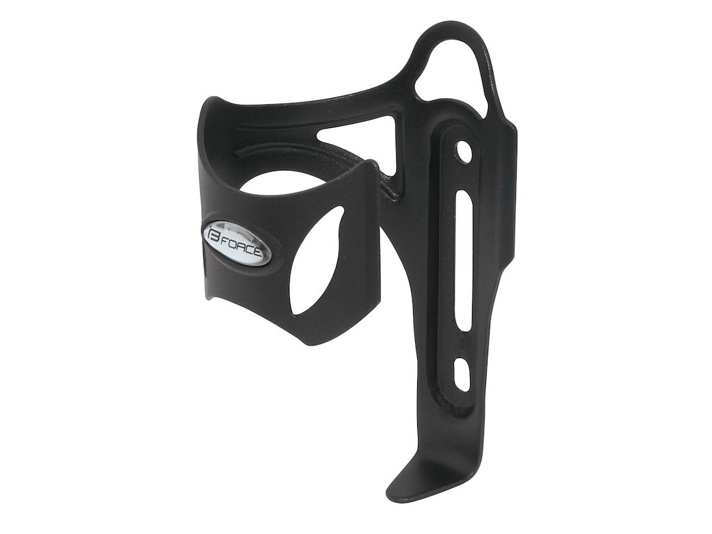 FORCE flaskeholder indstik fra siden aluminium mat sort
