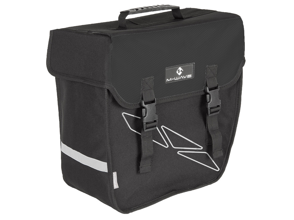 M-Wave Amsterdam Single - Cykeltaske til bagagebærer - Enkelttaske - Sort
