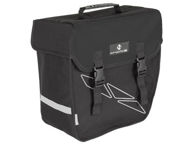 M-Wave Amsterdam Single - Cykeltaske til bagagebærer - Enkelttaske - Sort