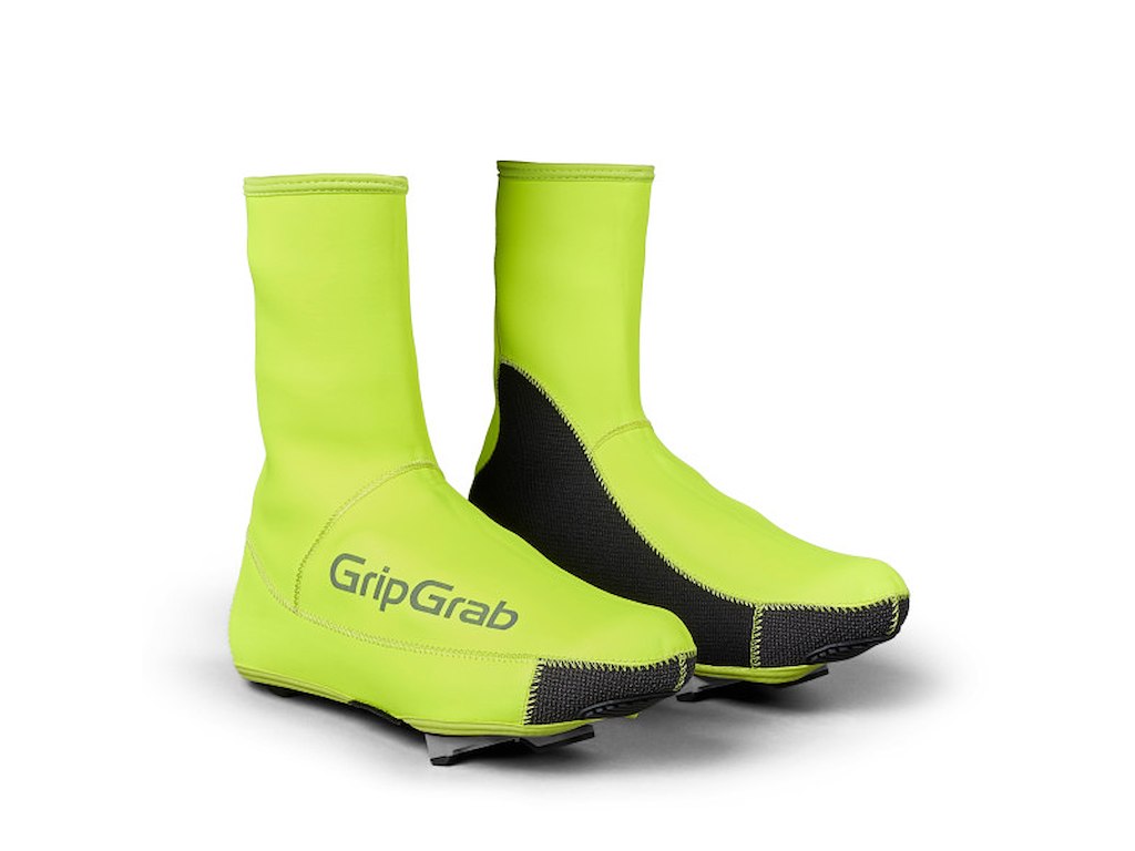 GripGrab PACR Waterproof Vinter Skoovertræk Road - Unisex - Gul Hi-Vis