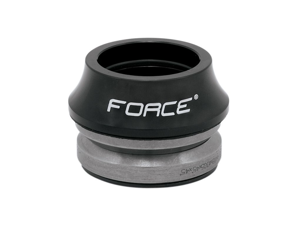 FORCE Styrfittings Ahead 1 1/8" 41.8 mm i top og bund Sort