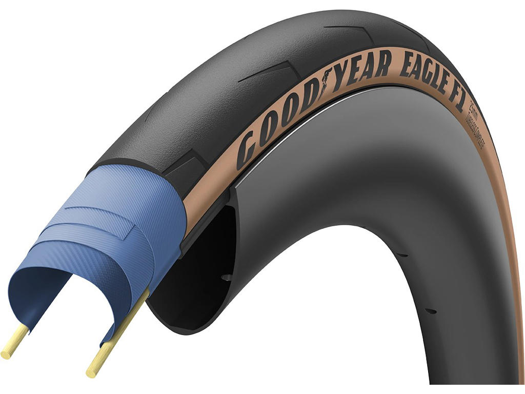 Goodyear Eagle F1 TLC - Foldedæk Road - Sort/brun