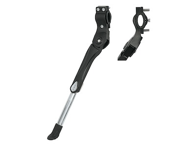 FORCE støtteben E-BIKE bag 26-29"universal beslag aluminium - Sort