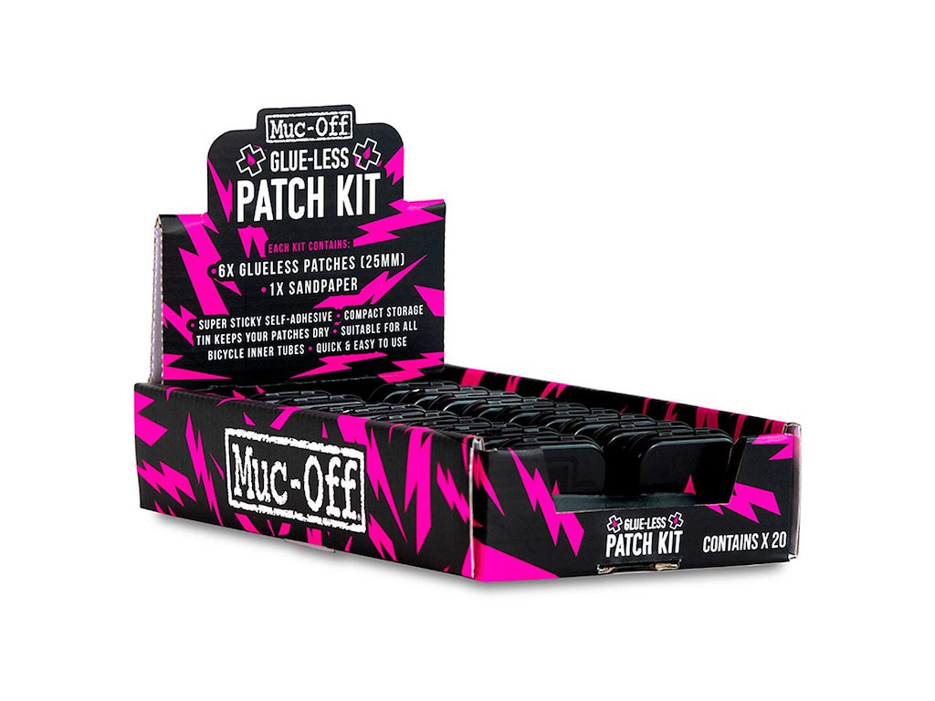 Muc-Off Glueless - Lapper til slanger 20 pakker 6 stk.