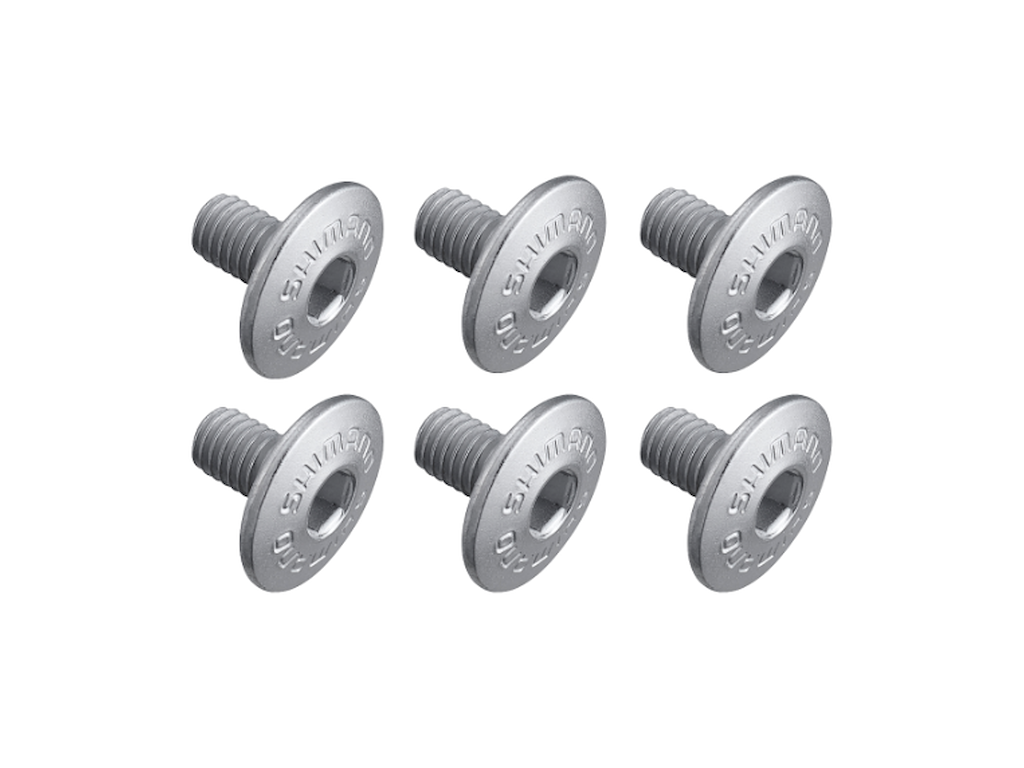 Shimano monteringsbolte 6 stk. M5x8mm for klamper model SPD-SL landevejspedaler
