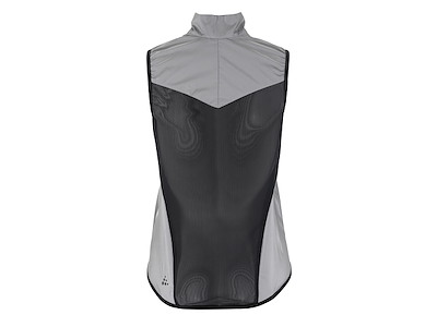 Craft Adv Essence Lumen Wind Vest - Dame - Sølv refleks