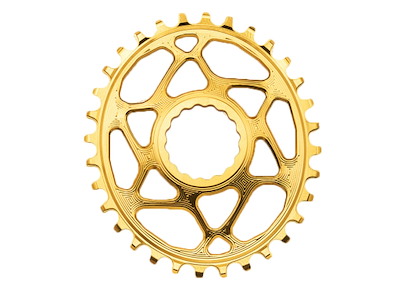 Absolute Black RaceFace Oval klinge 30T Guld