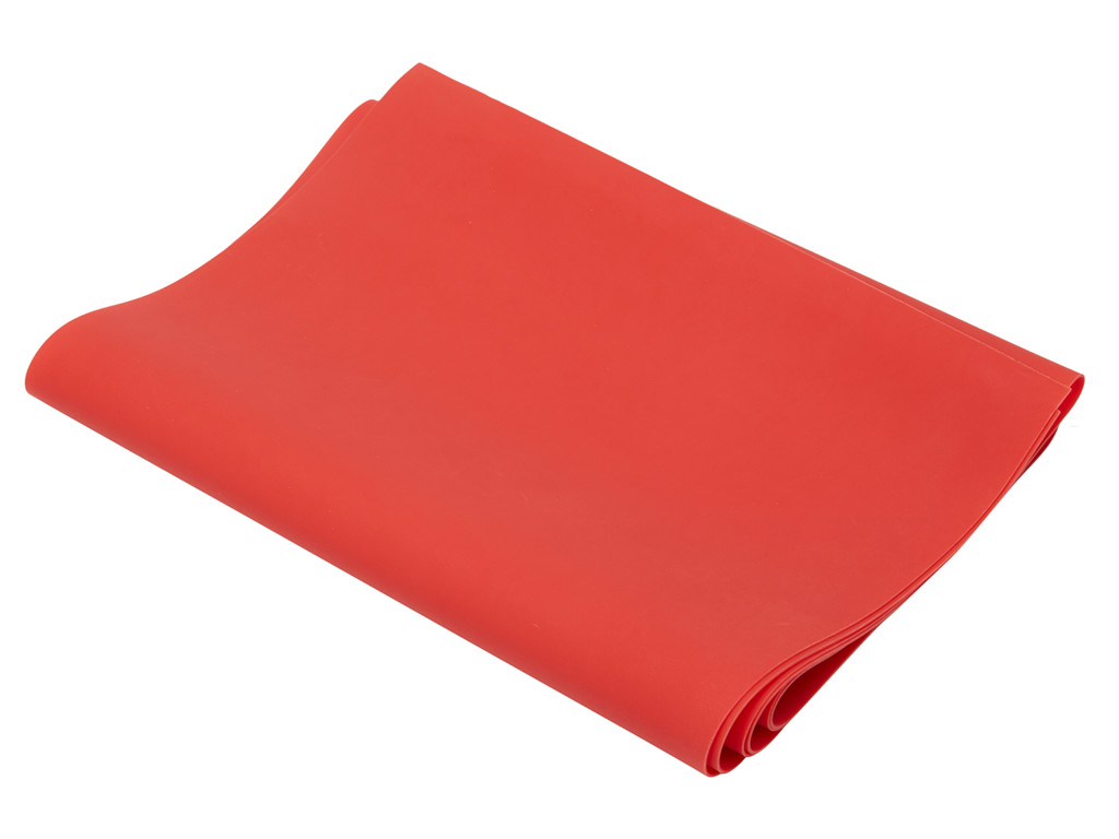 OnGear - Træningselastik - Yoga Band - Extra heavy - Latex - 1200x150x0.45mm - Rød