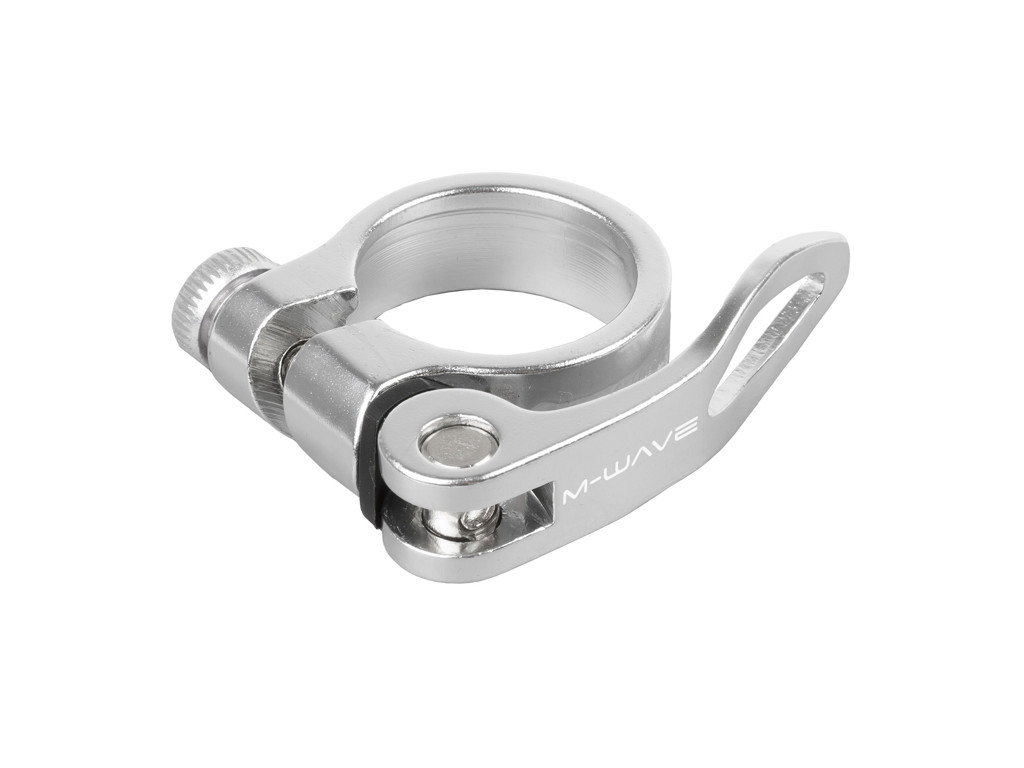 M-Wave Clampy QR - Sadelrørs klampe - Aluminium - Quick Release  - Sølv - Str. 31.8 mm