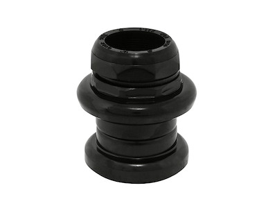 FORCE styrfittings med gevind 1 1/8'' stål - Sort