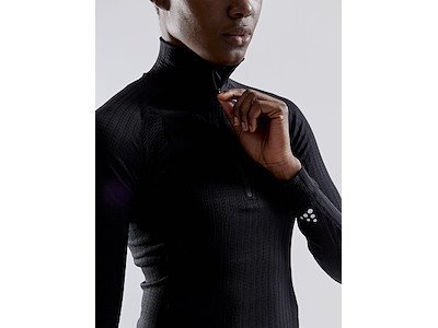 Craft Pro Active Extreme X Zip Svedebluse lange ærmer - Dame - Sort