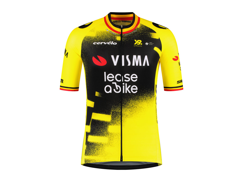 Team Visma | Lease a Bike - Cykeltrøje - Korte ærmer - Wout van Aert Wing Beat Replica - XXXL