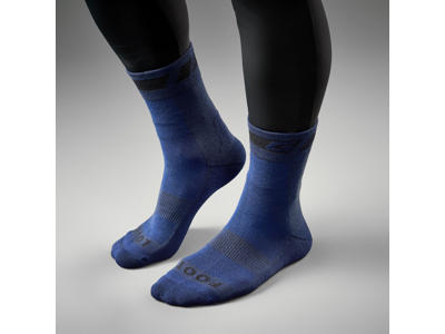GripGrab Merino Winter Sock - Cykelstrømper - Navy blå - Str. 44-47